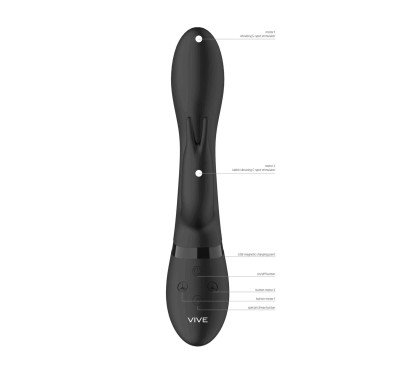 Wibrator-Zosia - Classic G-Spot Rabbit - Black